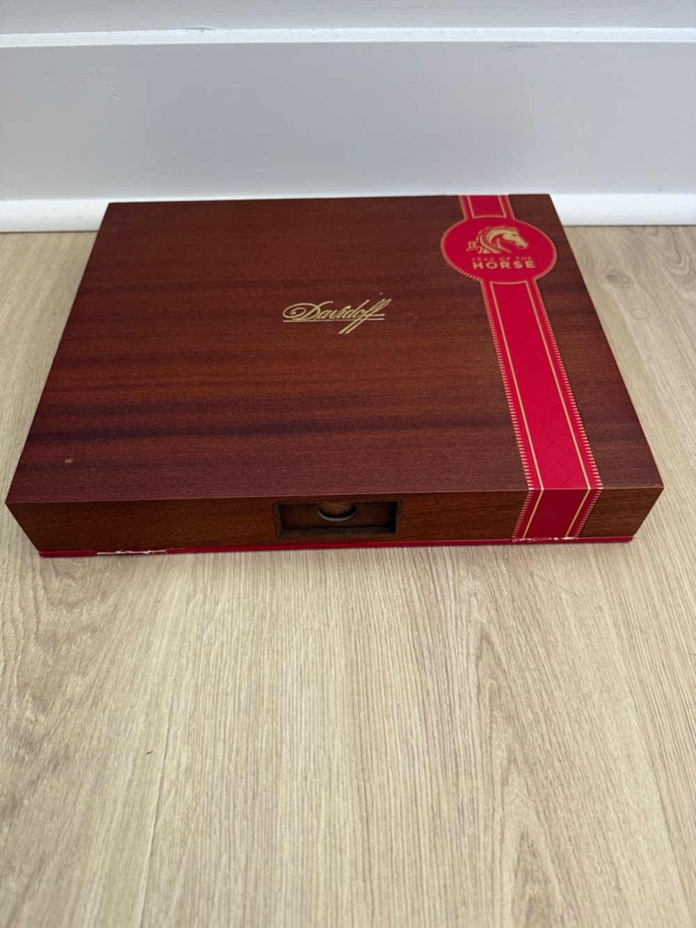 Davidoff Wooden Cigar Box (empty) Year of the Horse